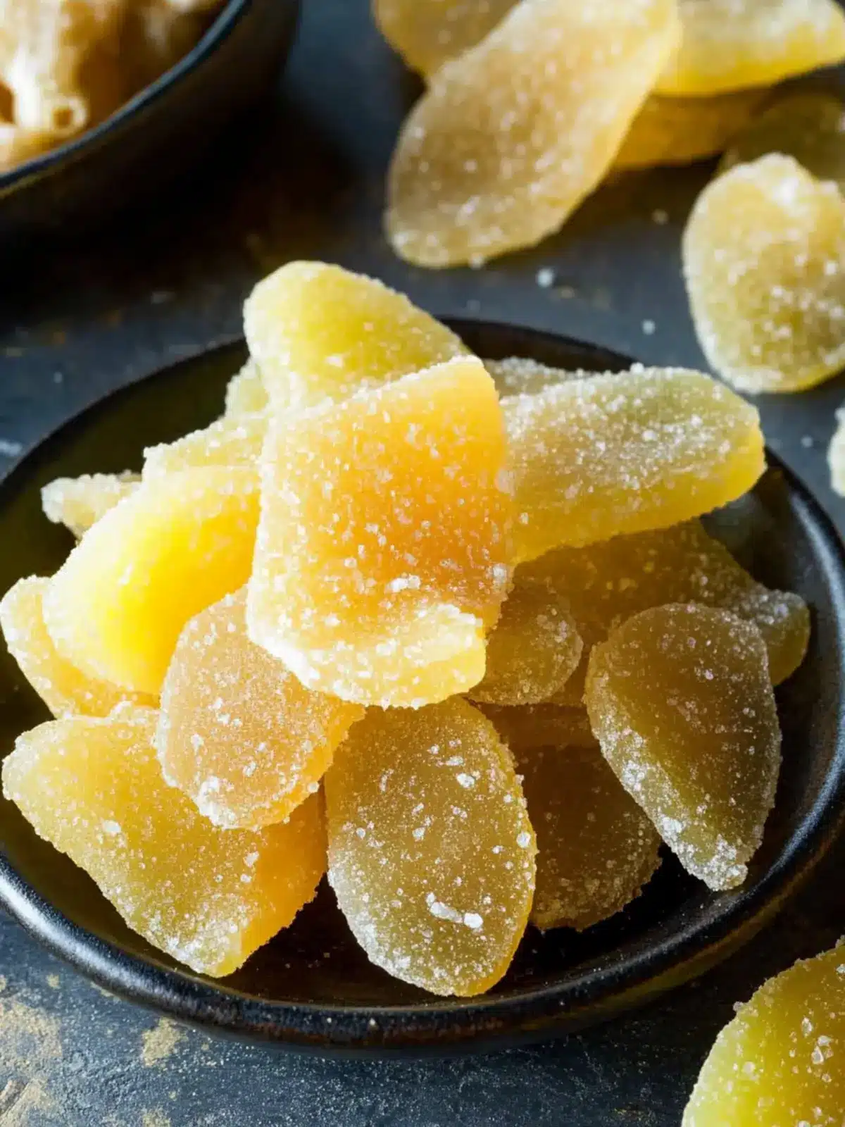 Homemade Candied Ginger for Cozy Snacking Bliss 2 Homemade Candied Ginger