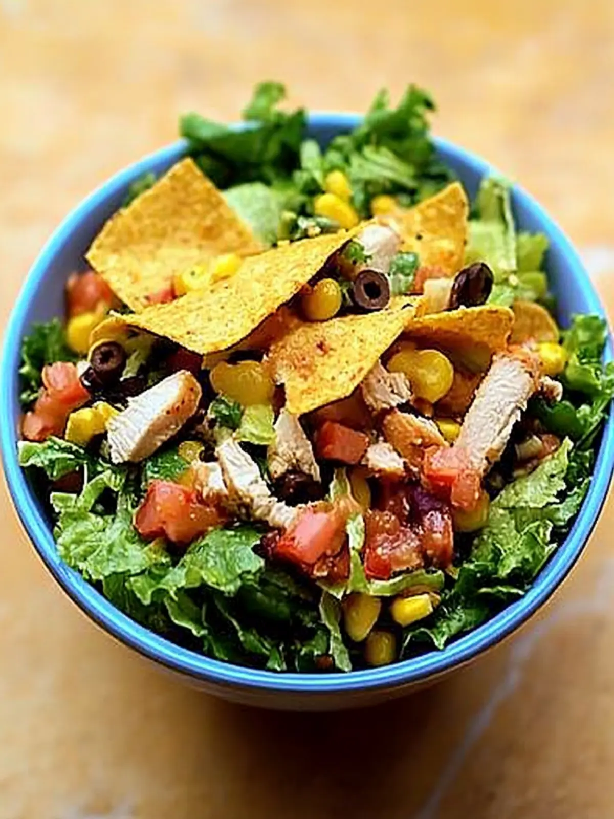 Savory Chicken Taco Salad: Quick, Flavor-Packed Delight 3 Chicken Taco Salad