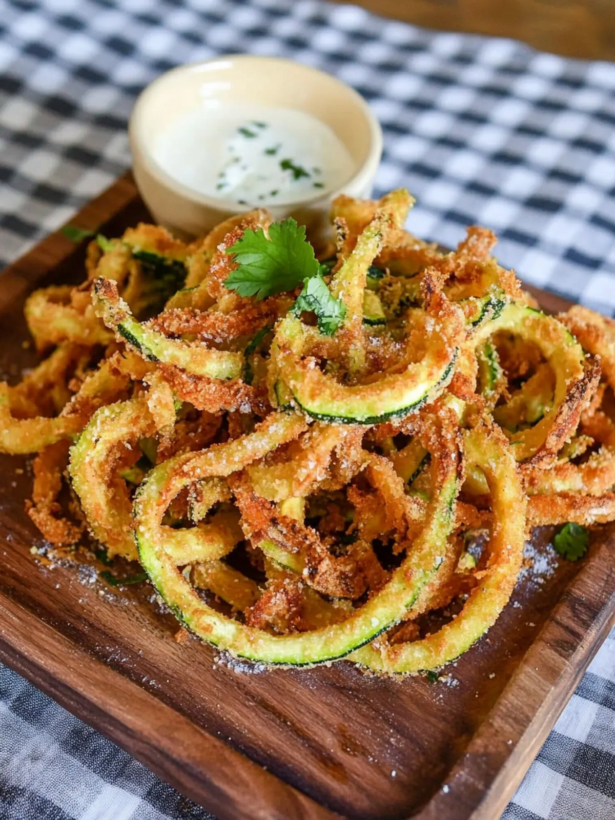 Crispy Air Fryer Curly Zucchini Fries for Guilt-Free Snacking 3 Air Fryer Curly Zucchini Fries