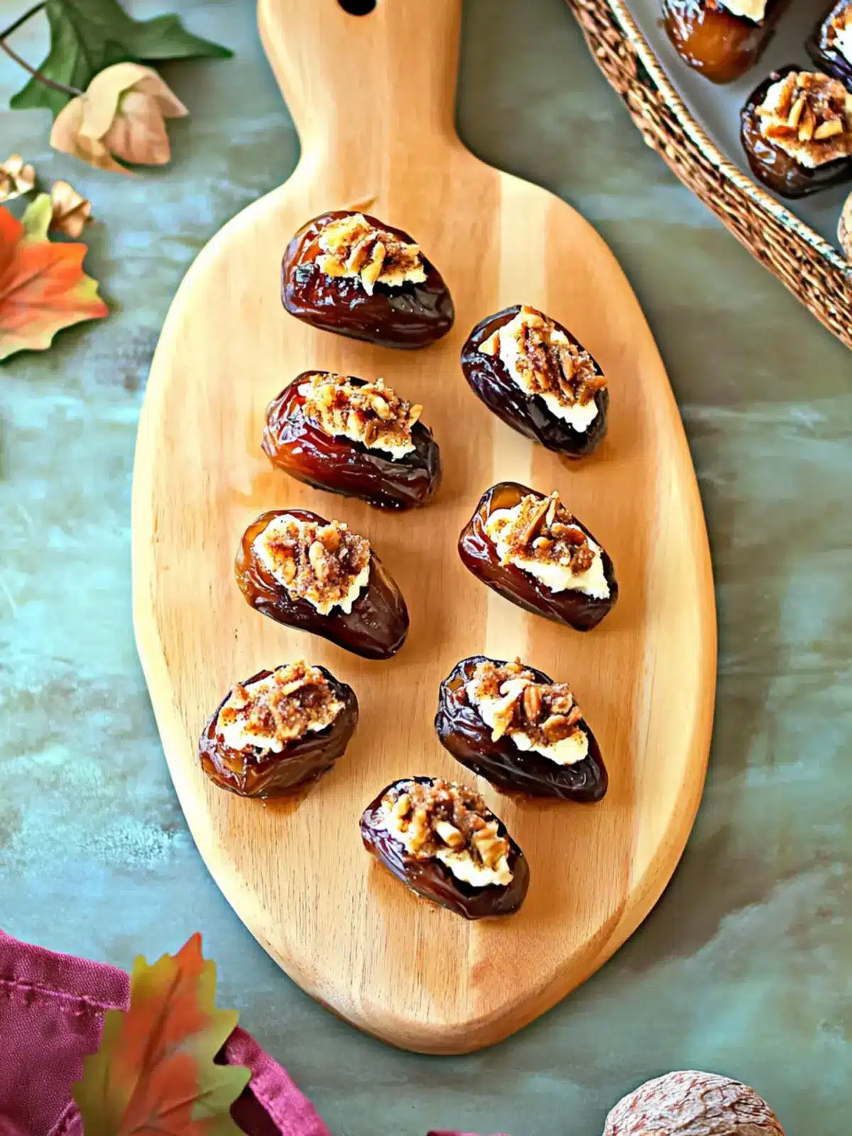 Indulge in Honey-Cinnamon Cream Cheese Stuffed Dates Today 2 Honey-Cinnamon Cream Cheese Stuffed Dates