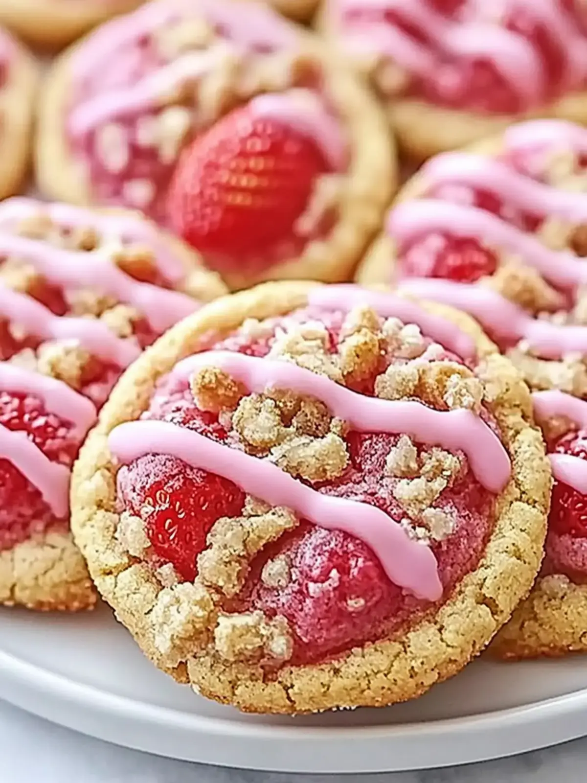 Delicious Strawberry Crunch Cookies for a Sweet Summer Treat 2 Strawberry Crunch Cookies
