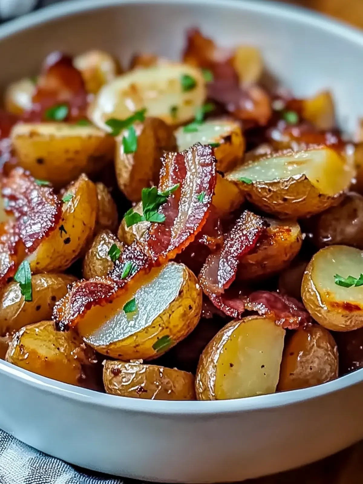 Crispy Bacon Honey Roasted Potatoes That Steal the Show 2 Crispy Bacon Honey Roasted Potatoes