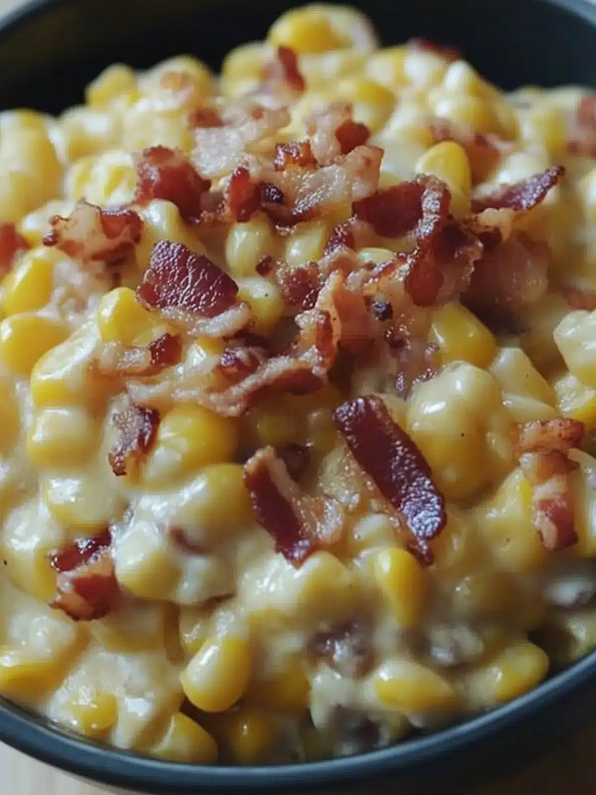 Easy Slow Cooker Cheddar Corn with Bacon for Perfect Family Dinners 4 Easy Slow Cooker Cheddar Corn with Bacon
