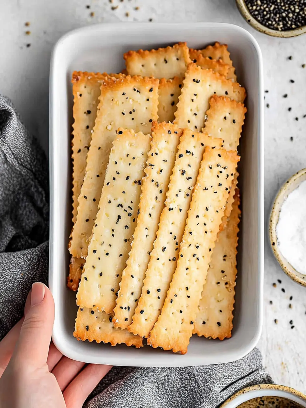 Irresistibly Crunchy Homemade Cheese Crackers in No Time 2 Homemade Cheese Crackers