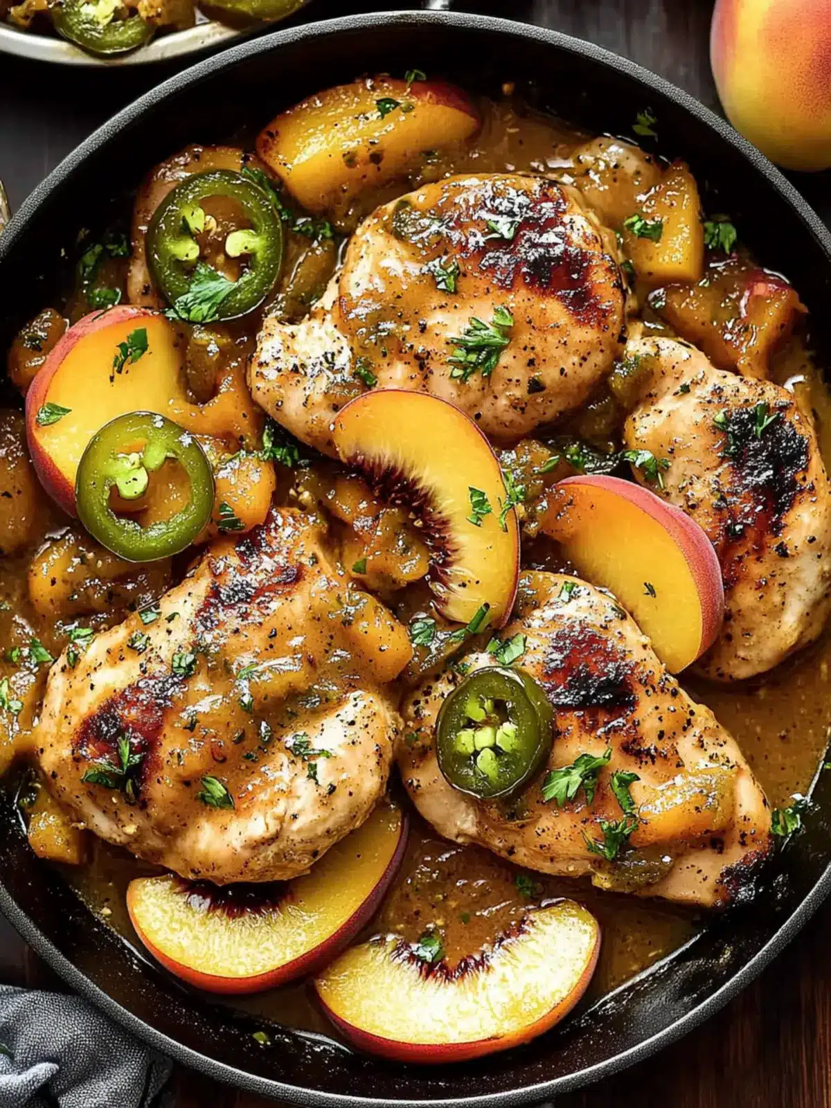 Spicy Jalapeno Peach Chicken for Flavor Fans 2 Jalapeno Peach Chicken