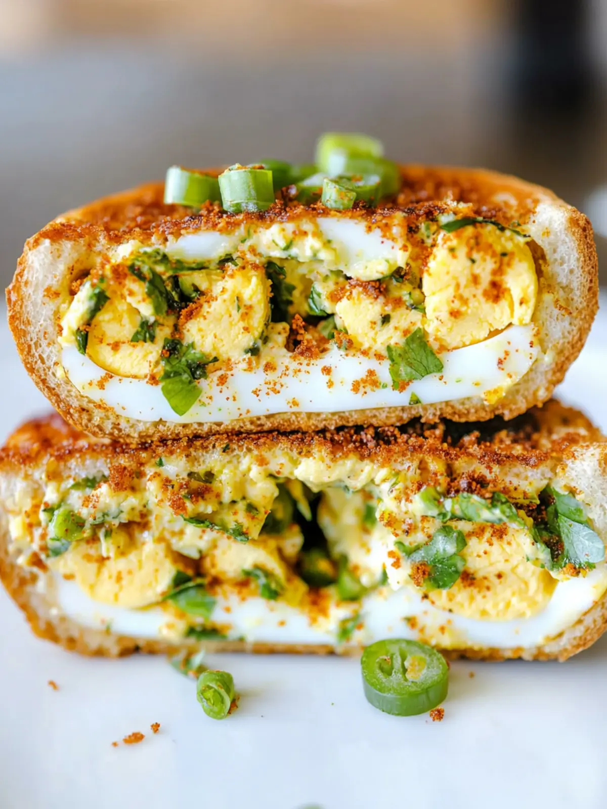 Crispy Egg Salad Toast: A Flavorful Upgrade to Lunch 5 Crispy Egg Salad