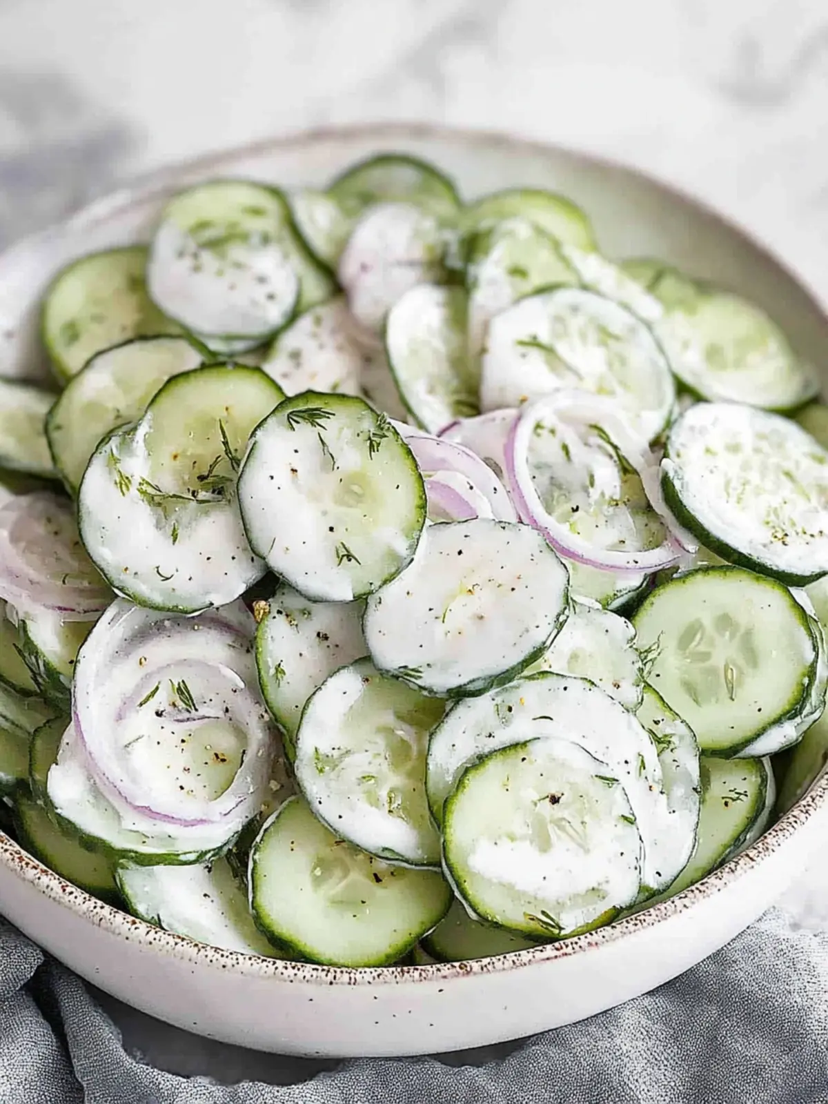 Deliciously Easy Creamy Cucumber Salad for Refreshing Crunch 5 Creamy Cucumber Salad