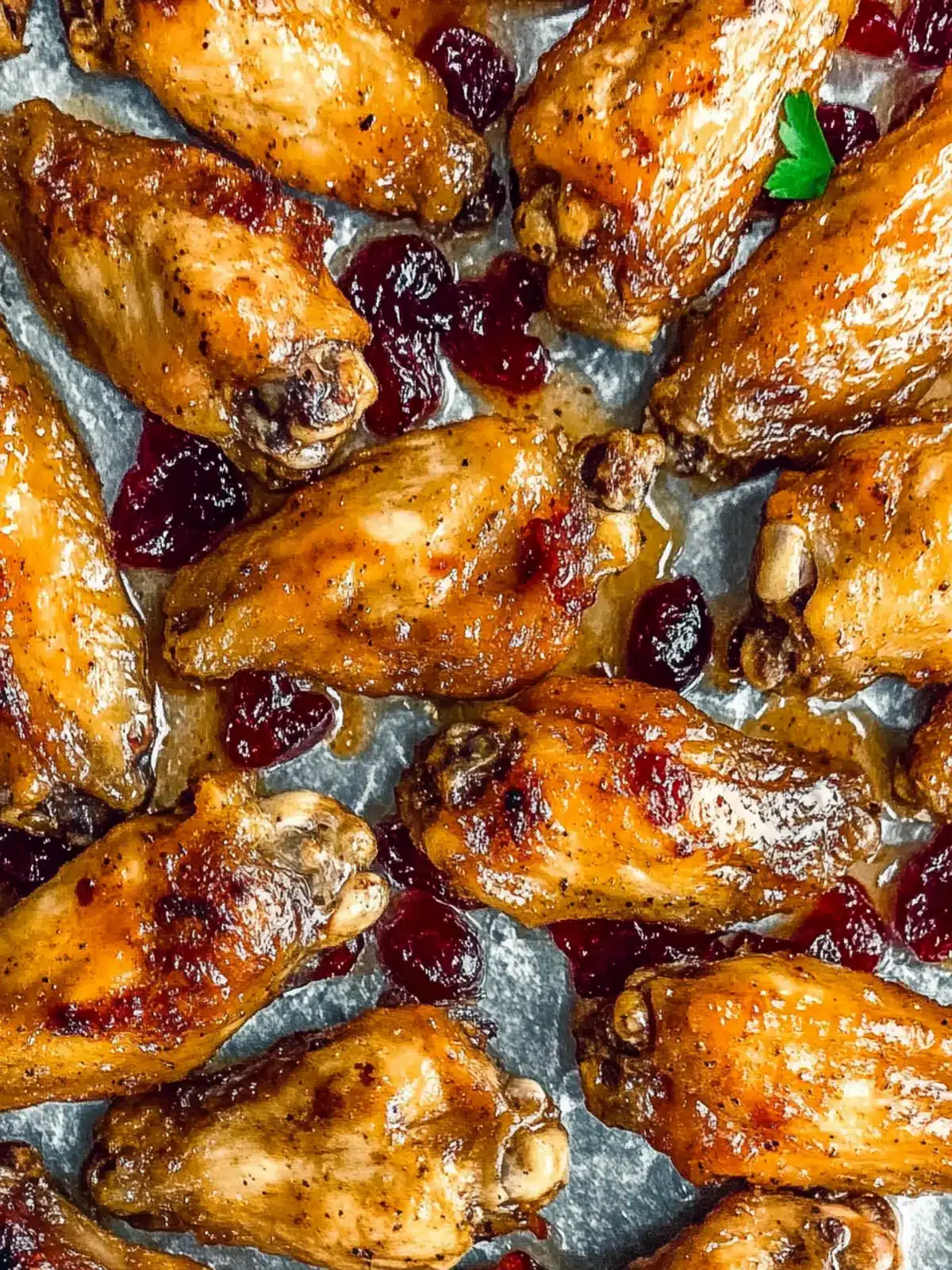 Cranberry Chicken Wings