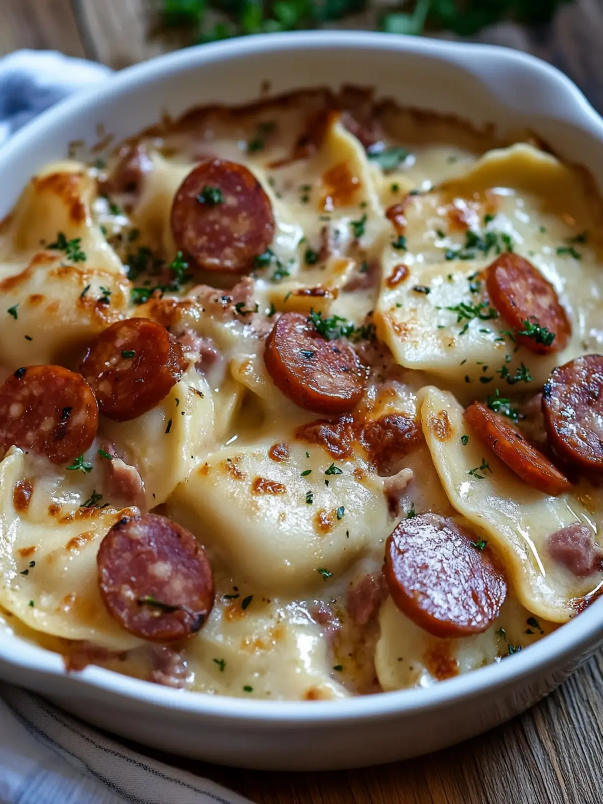 Hearty Crockpot Pierogi Casserole with Kielbasa Delight 3 Crockpot Pierogi Casserole with Kielbasa