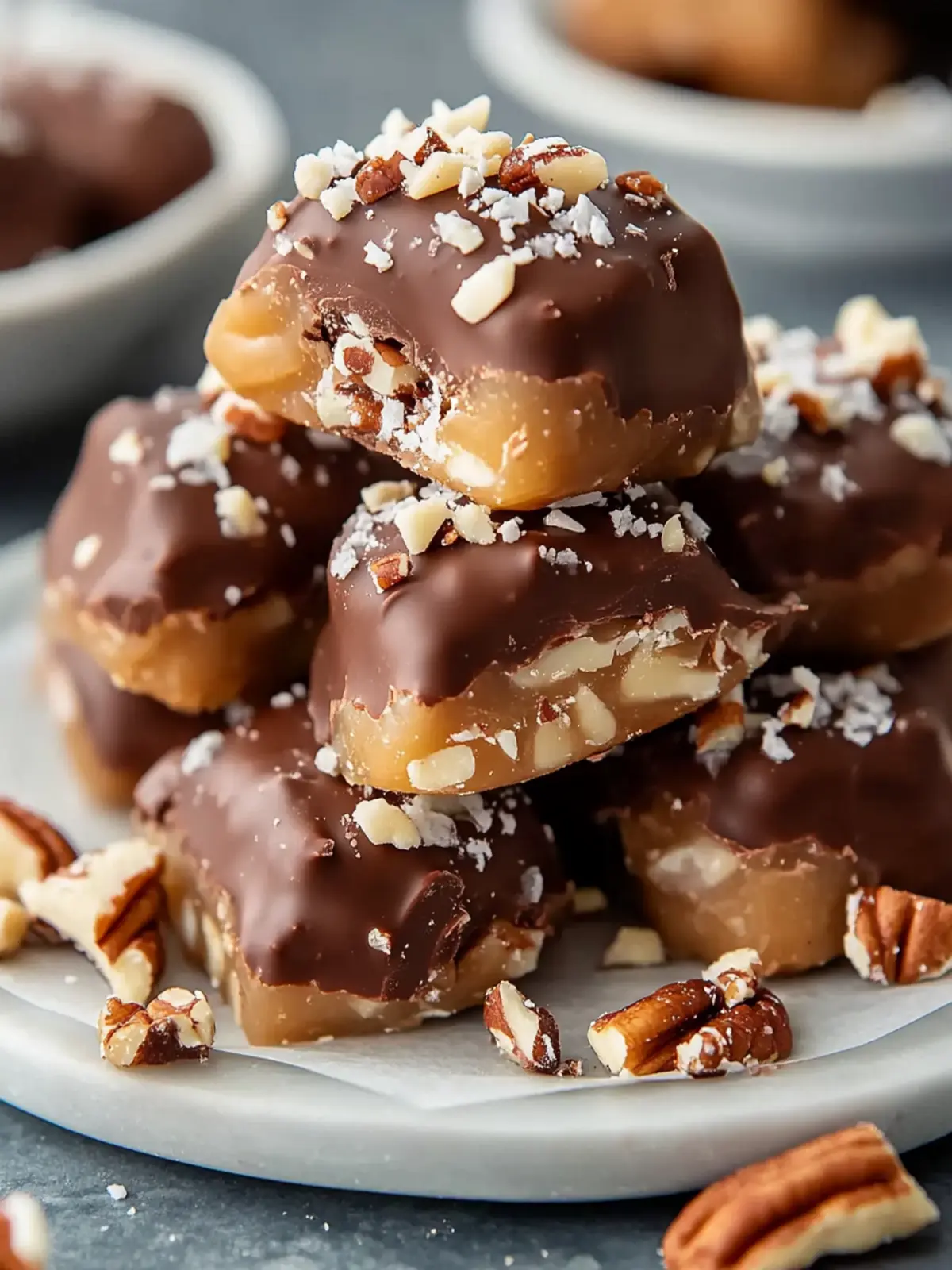 Chocolate Pecan Turtle Clusters: A Sweet Homemade Delight 4 Chocolate Pecan Turtle Clusters