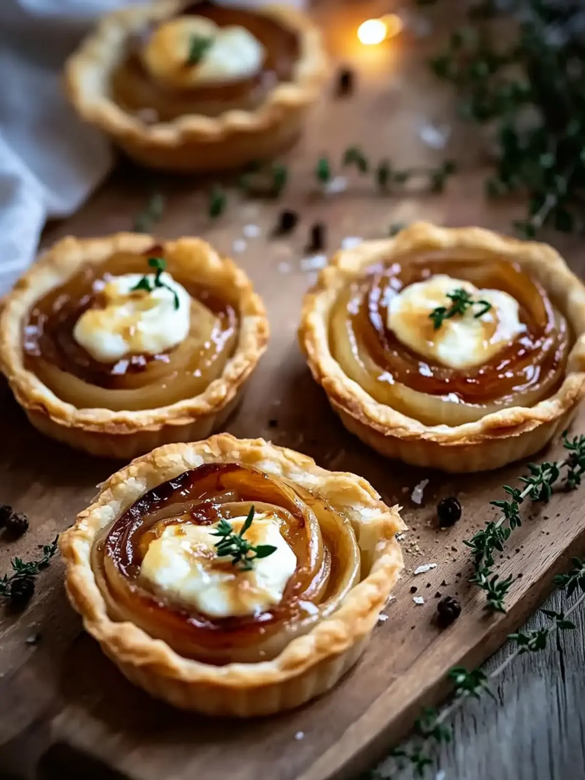 Savory Caramelized Onion and Goat Cheese Tarts You’ll Love 3 Caramelized Onion and Goat Cheese Tarts