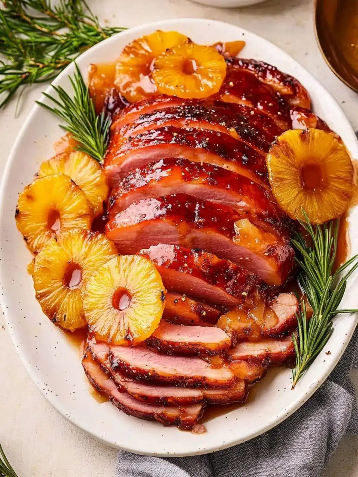 Sticky Pineapple Brown Sugar Glazed Ham for Festive Feasts 4 Sticky Pineapple Brown Sugar Glazed Ham