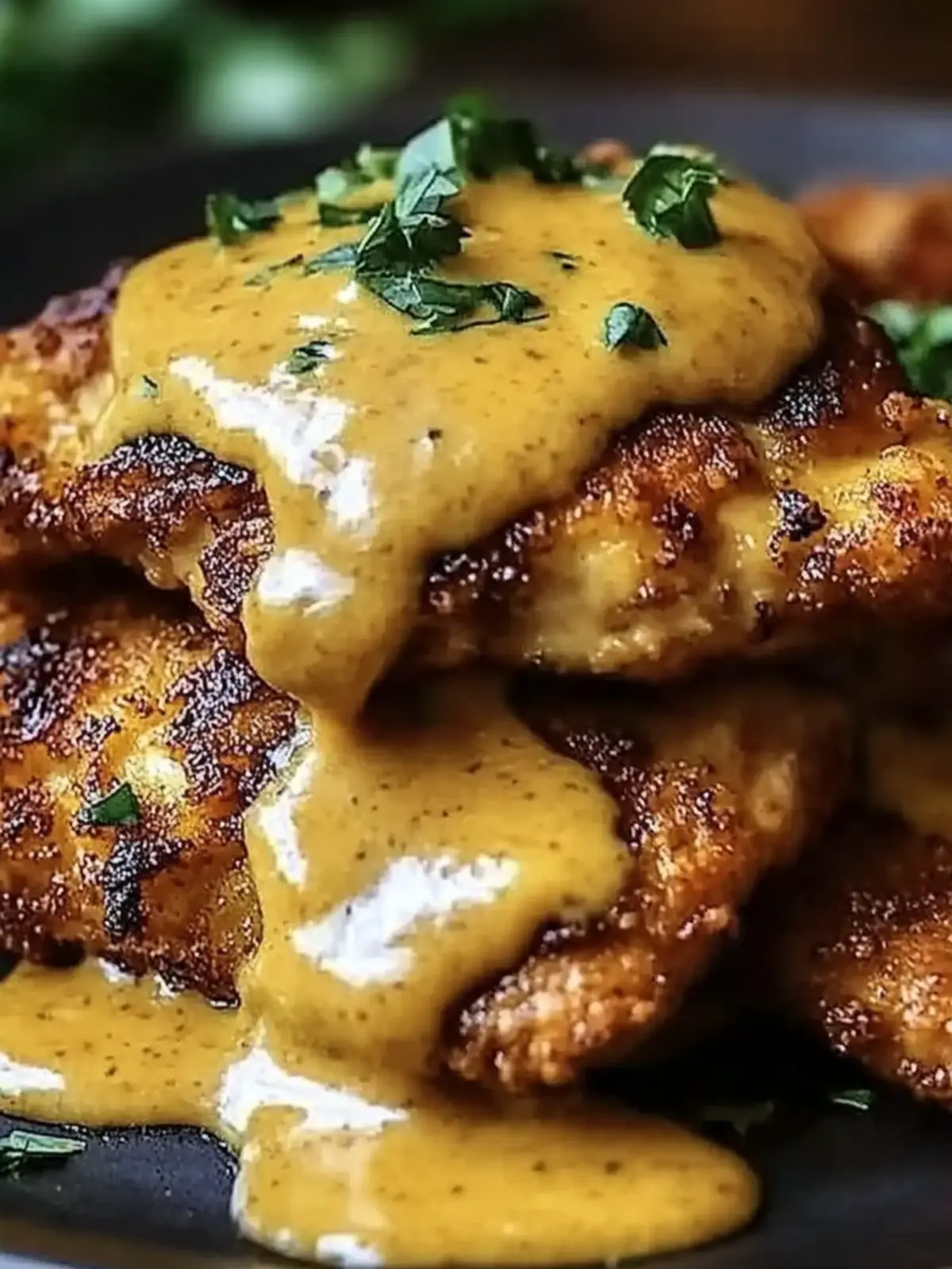 Crispy Pretzel Chicken with Mustard-Cheddar Sauce Delight 2 Pretzel Chicken with Mustard-Cheddar Sauce