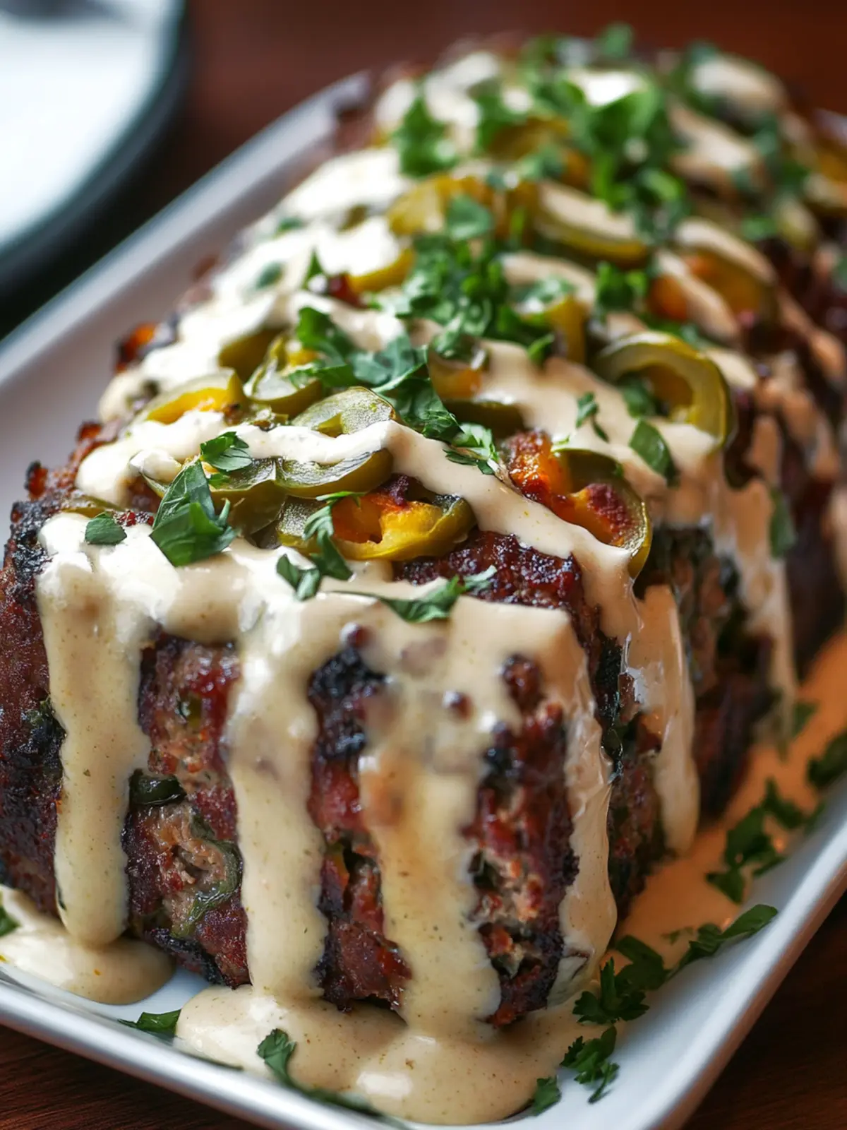 Smoky Jalapeño Popper Meatloaf with Creamy Ranch Drizzle Magic 5 Smoky Jalapeño Popper Meatloaf with Creamy Ranch Drizzle