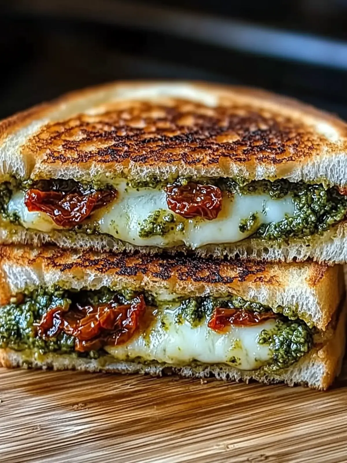 Sun-Dried Tomato Pesto Grilled Cheese for Gourmet Comfort 3 Sun-Dried Tomato Pesto Grilled Cheese