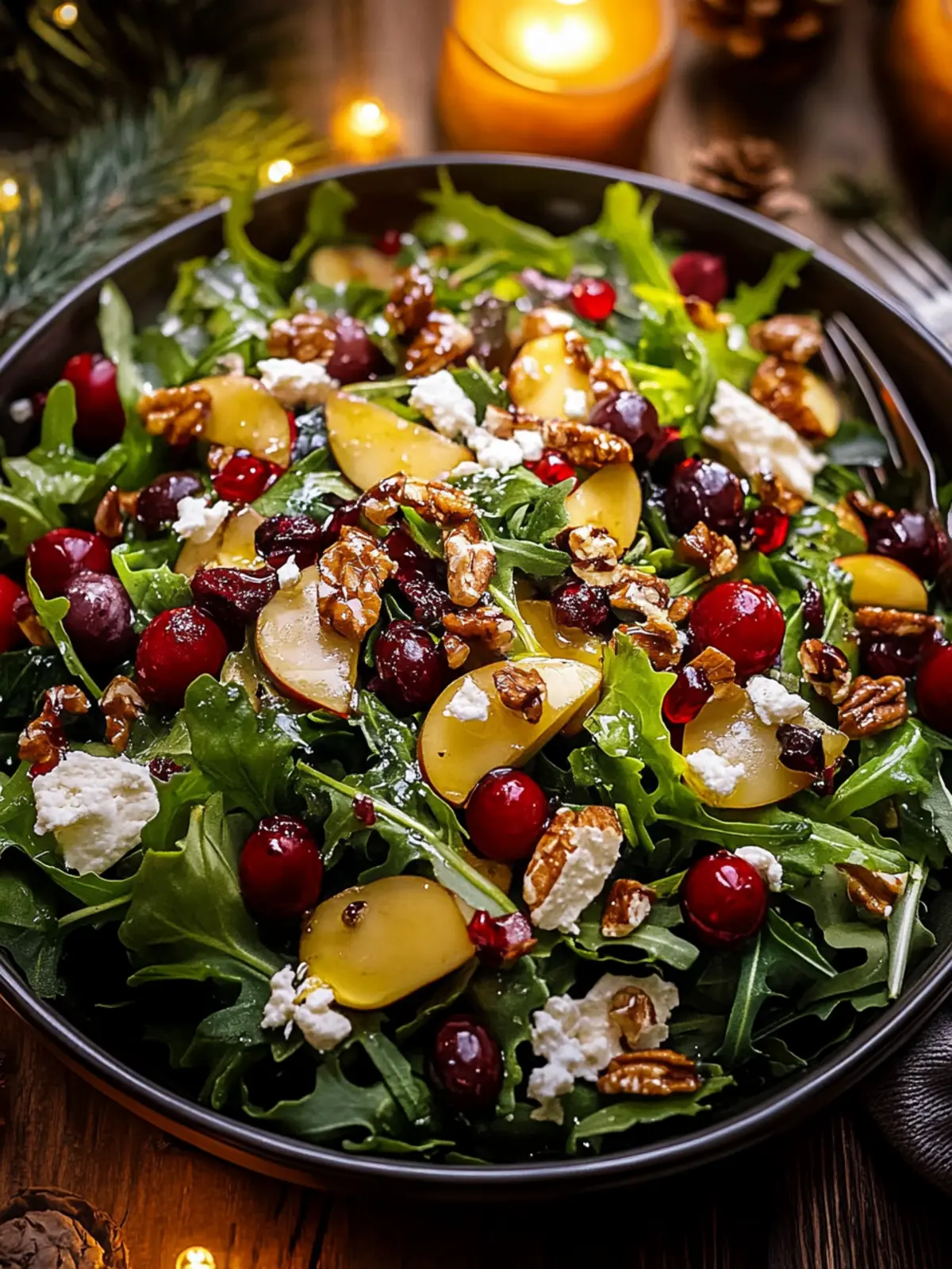Delicious Christmas Salad with Honey Mustard Dressing Magic 4 Christmas Salad with Honey Mustard Dressing