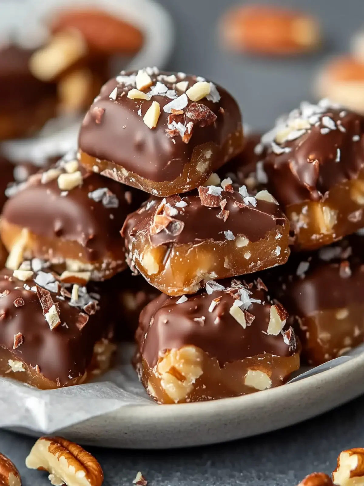 Chocolate Pecan Turtle Clusters: A Sweet Homemade Delight 3 Chocolate Pecan Turtle Clusters