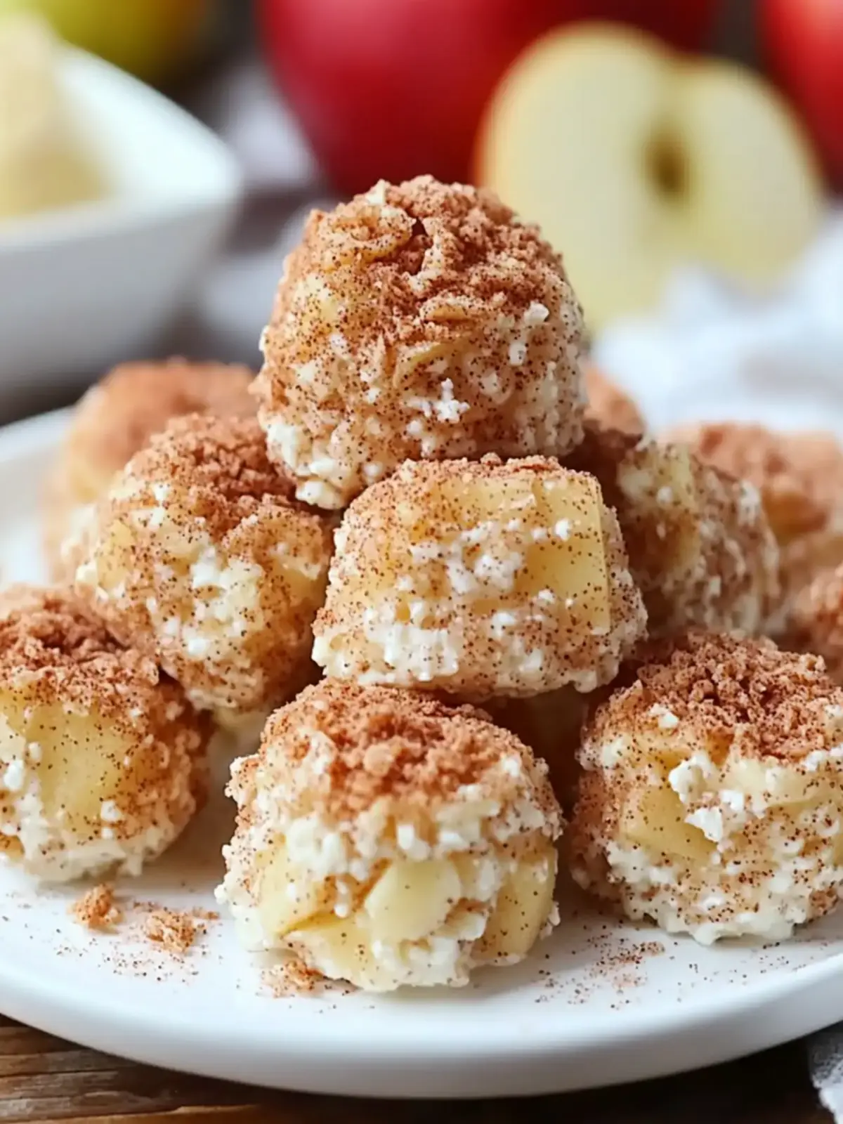 Cinnamon Apple Cottage Cheese Bites: A Healthy Snack Delight 3 Cinnamon Apple Cottage Cheese Bites
