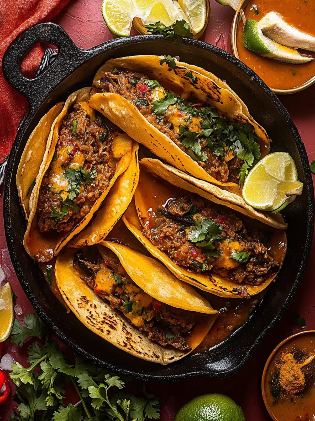 Ultimate Birria Tacos: Flavorful, Tender, and Totally Customizable 4 Birria Tacos