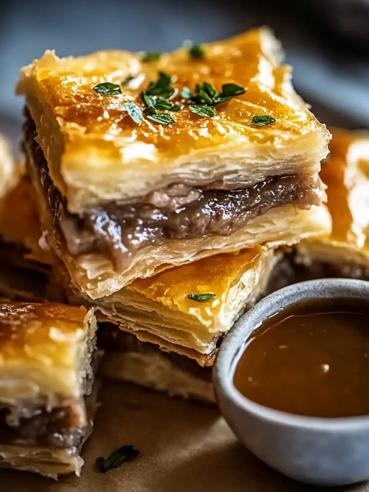 French Dip Squares