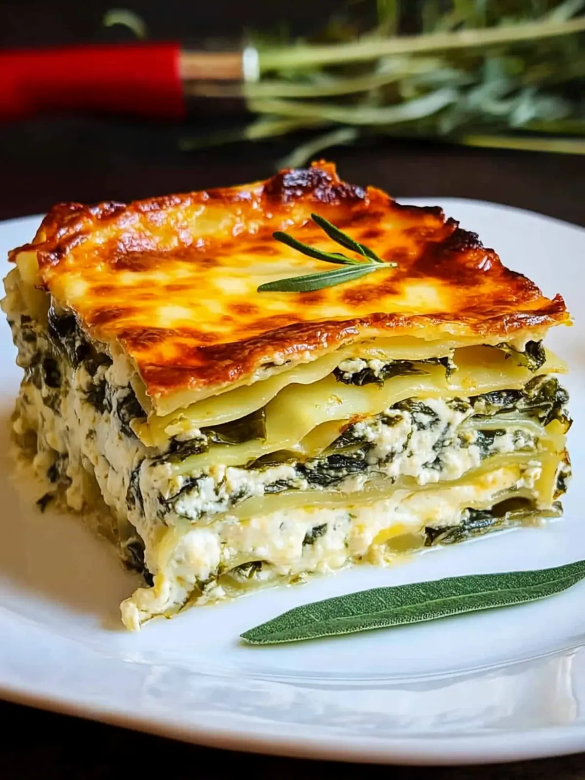 Mouthwatering Spanakopita Lasagna: A Cozy Spin on Classic Dish 3 Spanakopita Lasagna