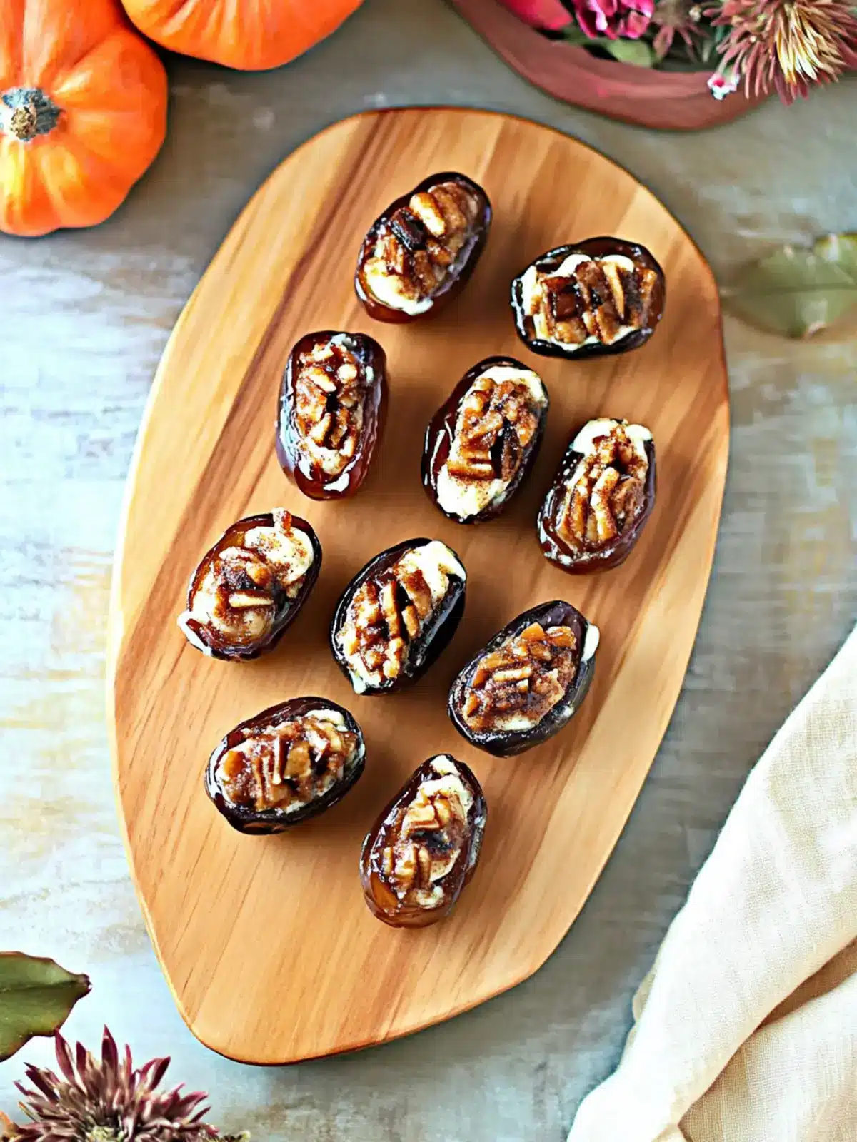 Indulge in Honey-Cinnamon Cream Cheese Stuffed Dates Today 3 Honey-Cinnamon Cream Cheese Stuffed Dates