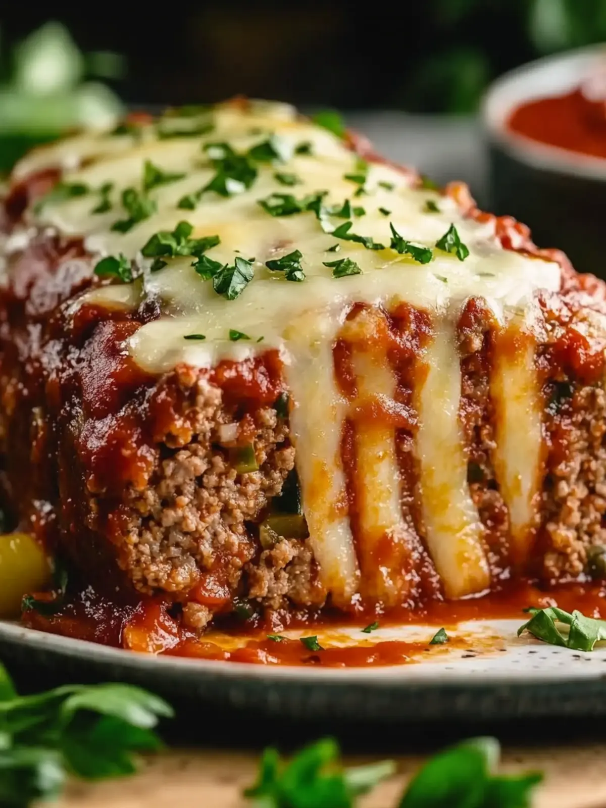Irresistible Stuffed Italian Meatloaf with Cheesy Goodness 3 Stuffed Italian Meatloaf