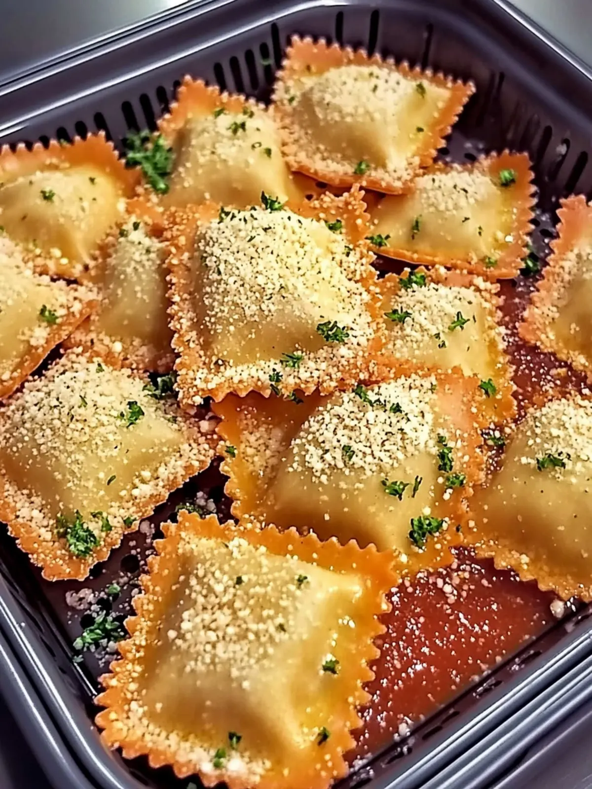 Crispy Toasted Ravioli in Air Fryer or Oven Made Easy 3 Toasted Ravioli in Air Fryer or Oven