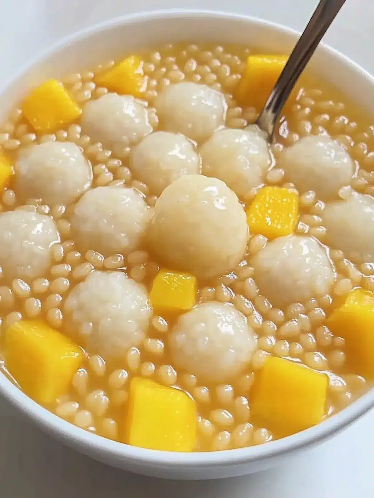 Mango Glutinous Rice Balls: A Refreshing Dessert Delight 3 Mango Glutinous Rice Balls