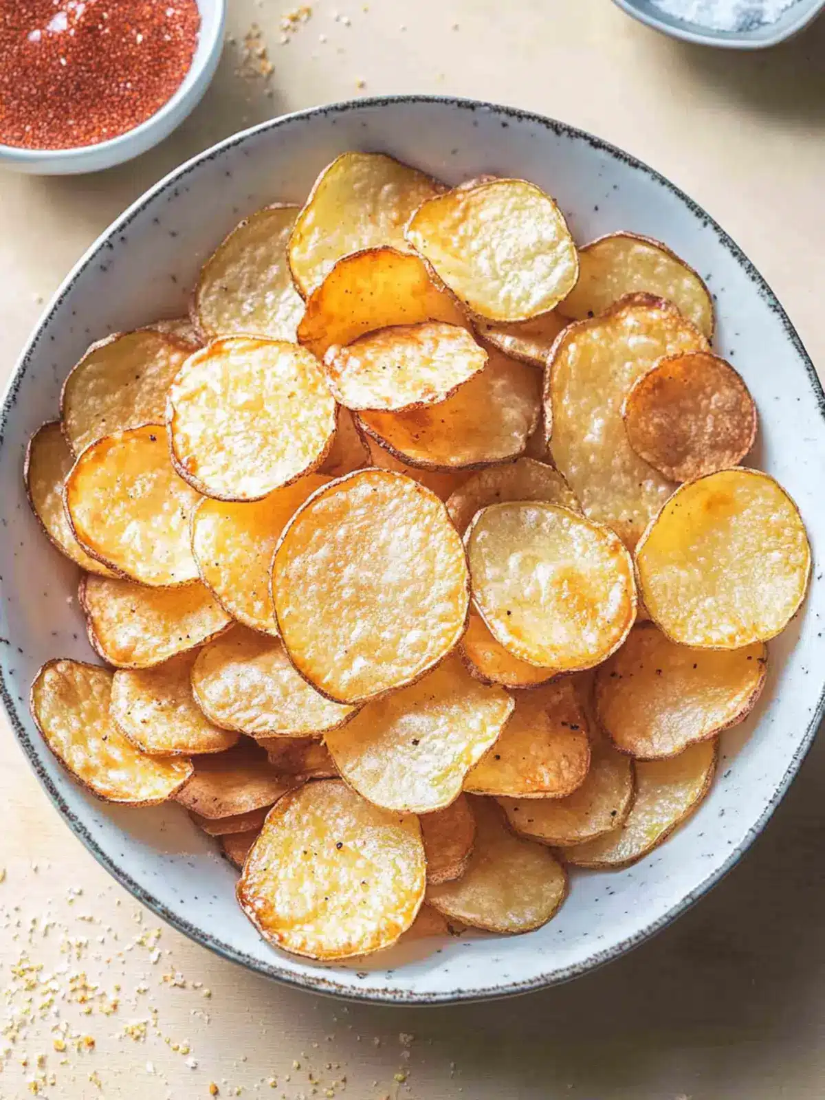 Crispy Oven Baked Potato Chips You’ll Make Again and Again 2 Oven Baked Potato Chips
