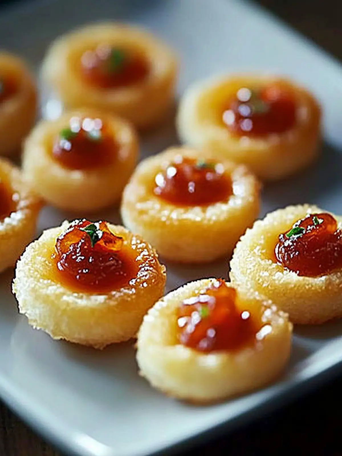 Cheesy Thumbprint Appetizers with Hot Pepper Jelly Delight 3 Cheesy Thumbprint Appetizers with Hot Pepper Jelly
