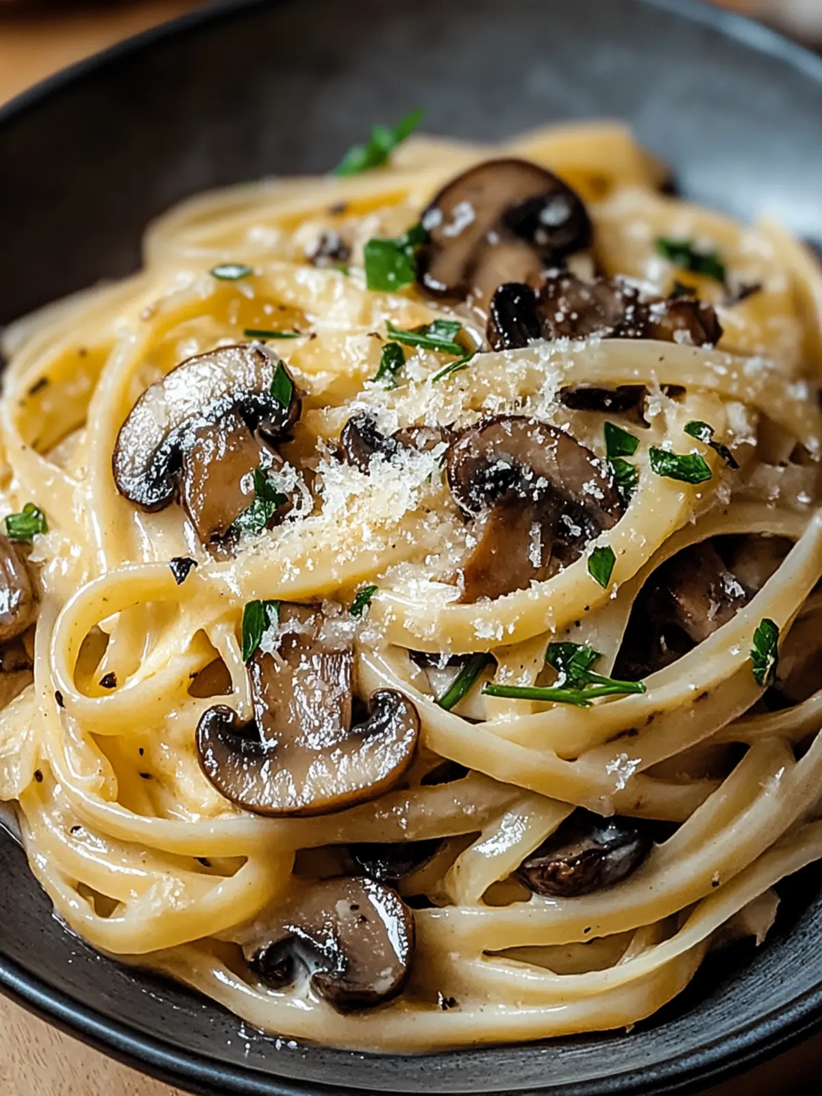 Creamy Caramelized Leek and Mushroom Gruyere Pasta Delight 3 Caramelized Leek and Mushroom Gruyere Pasta