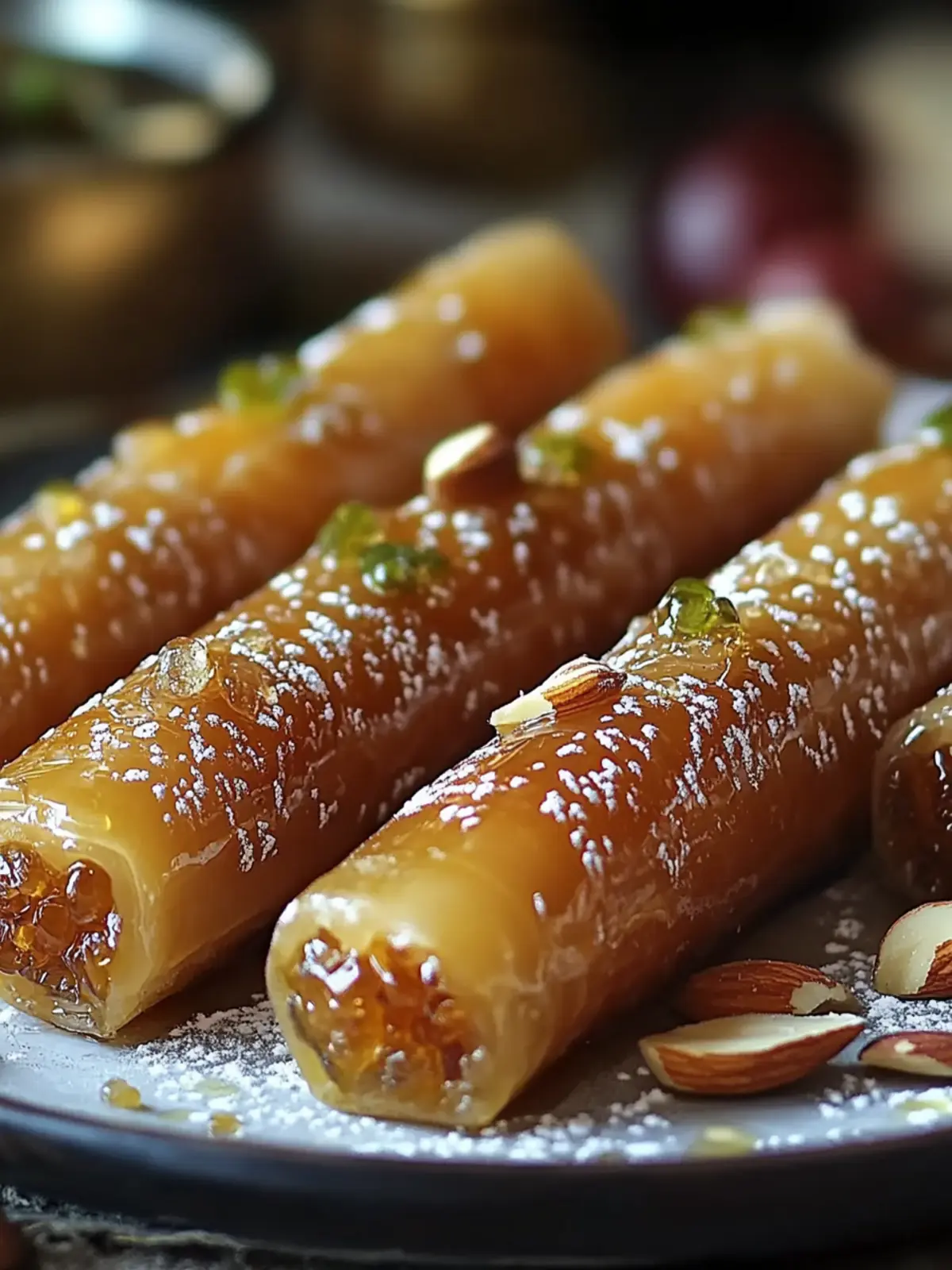 Delicious Moroccan Honey and Almond Cigars for Sweet Cravings 5 Moroccan Honey and Almond Cigars