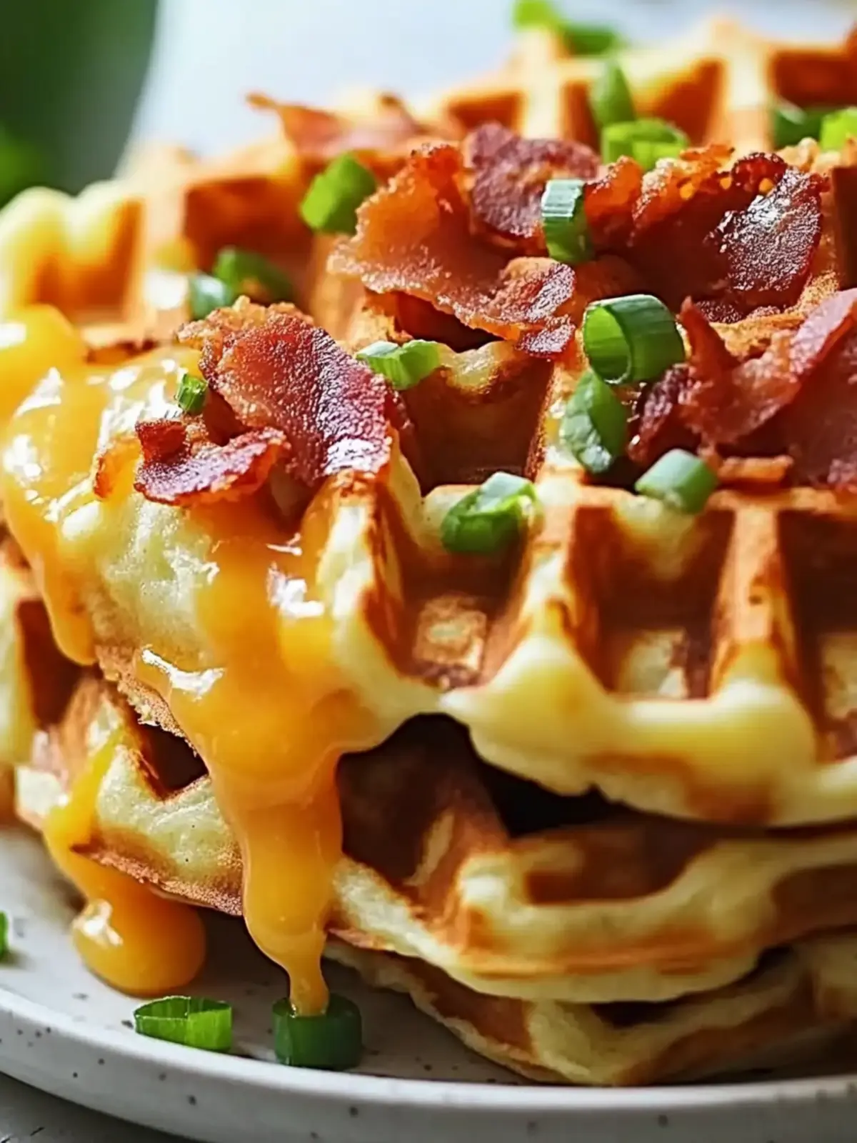 Loaded Hashbrown Waffles: Your New Breakfast Obsession 2 Loaded Hashbrown Waffles