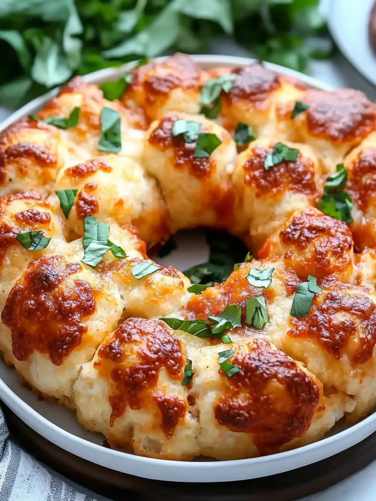 Melt-in-Your-Mouth Easy Pull Apart Pizza Monkey Bread 3 Easy Pull Apart Pizza Monkey Bread