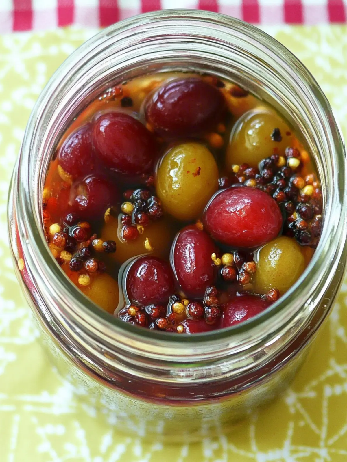 Sweet and Spicy Pickled Grapes with Goat Cheese Perfection 5 Sweet and Spicy Pickled Grapes with Goat Cheese