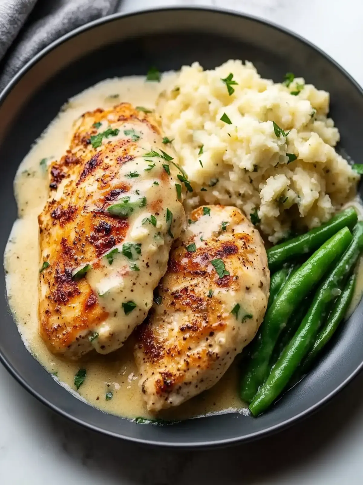 Creamy Garlic Parmesan Chicken Breast in 30 Minutes Flat 3 Creamy Garlic Parmesan Chicken Breast