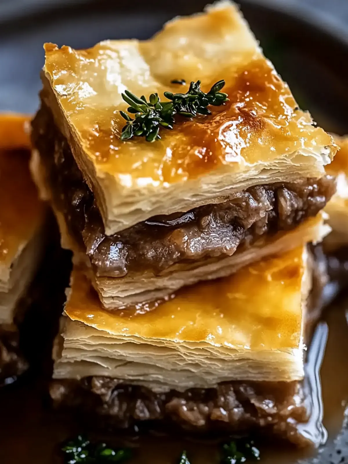 French Dip Squares