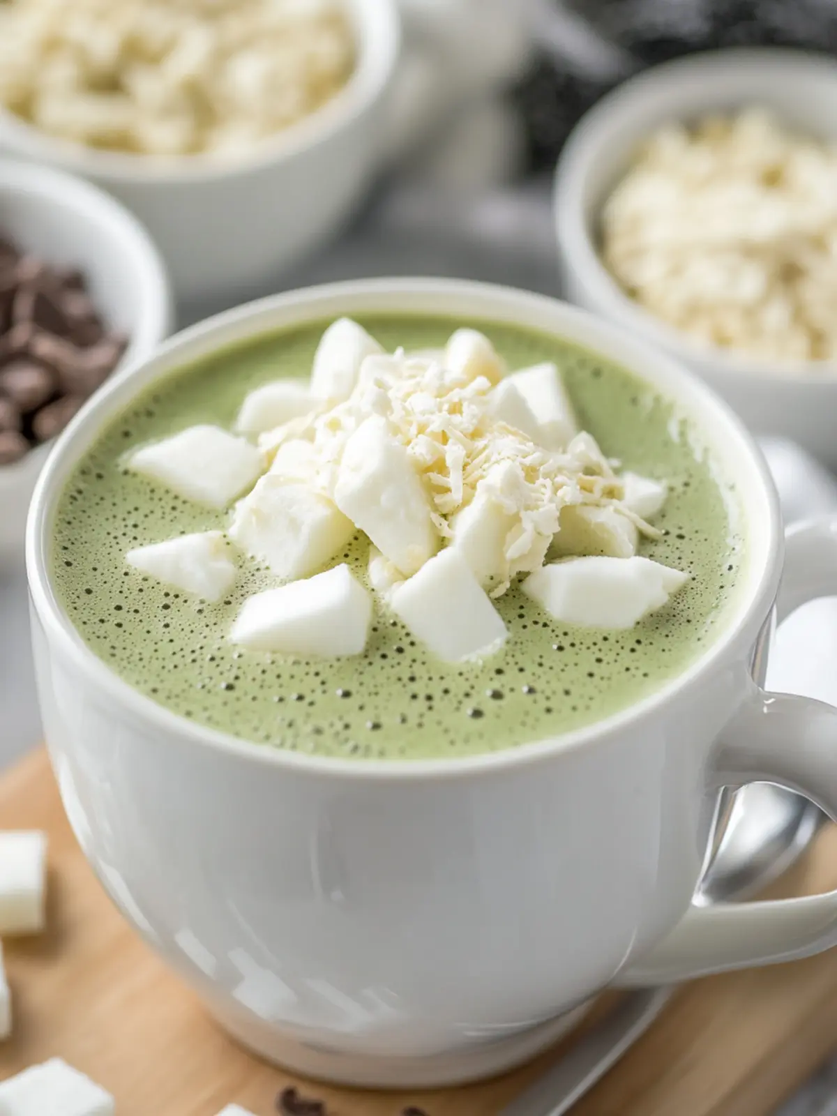 Cozy Up with Matcha White Hot Chocolate Bliss 2 Matcha White Hot Chocolate