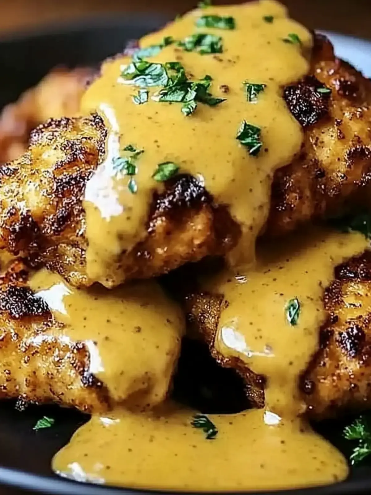 Crispy Pretzel Chicken with Mustard-Cheddar Sauce Magic 2 Pretzel Chicken with Mustard-Cheddar Sauce