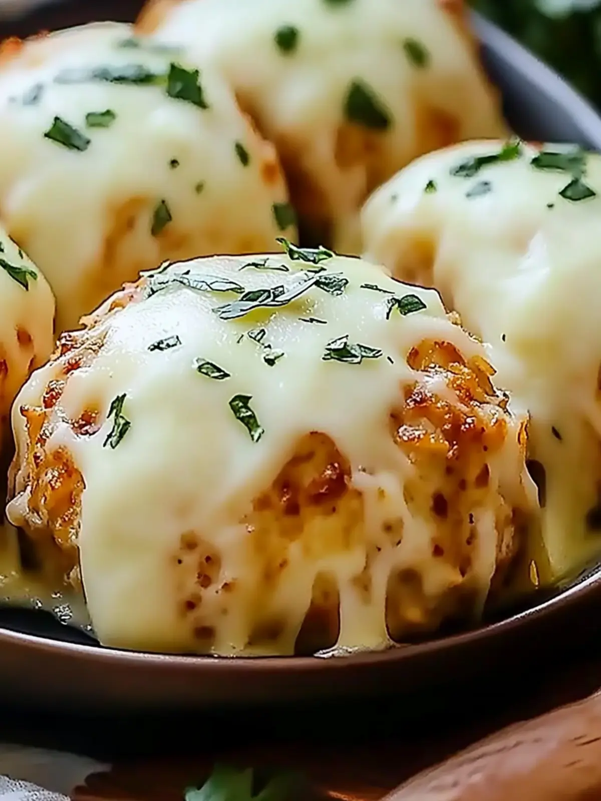 Melted Mozzarella & Ranch Chicken Bombs: Ultimate Comfort Bites 4 Melted Mozzarella & Ranch Chicken Bombs
