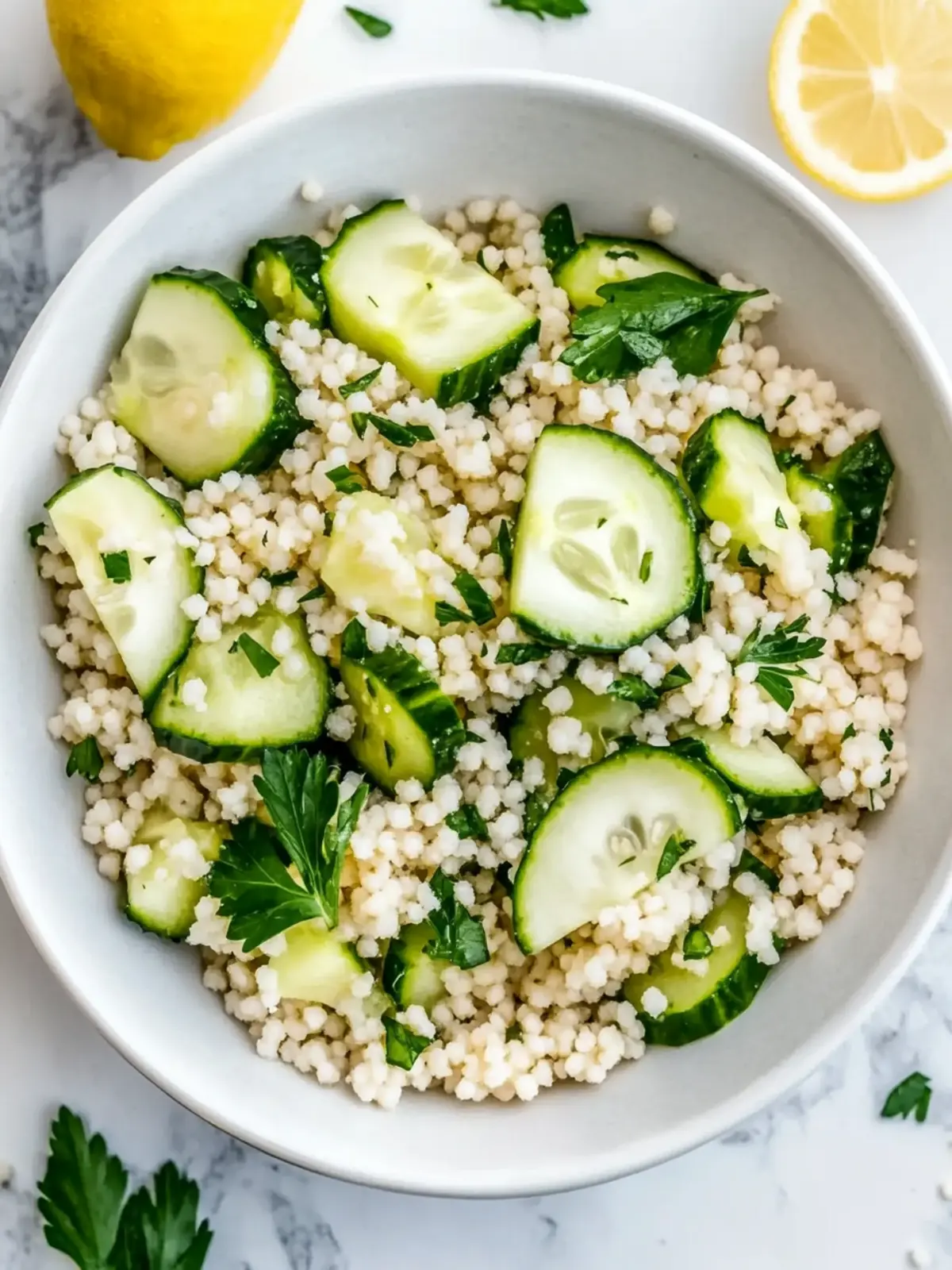 Delightful Flavorful Cucumber Couscous Salad for Summer Fun 4 Flavorful Cucumber Couscous Salad