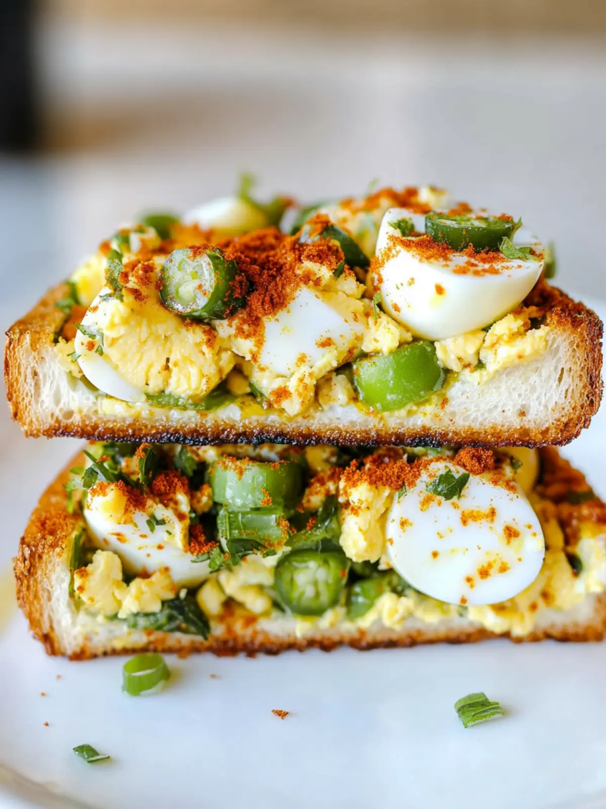 Crispy Egg Salad Toast: A Flavorful Upgrade to Lunch 2 Crispy Egg Salad