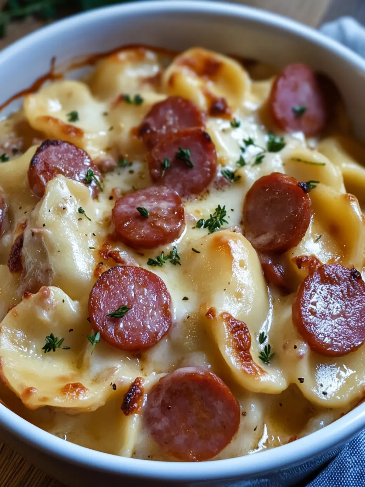 Hearty Crockpot Pierogi Casserole with Kielbasa Delight 5 Crockpot Pierogi Casserole with Kielbasa