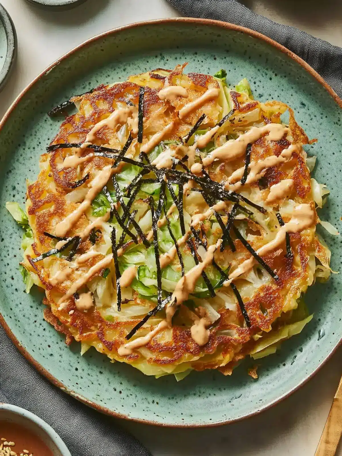 Savory Okonomiyaki: Your New Favorite Cabbage Pancake! 3 Okonomiyaki (Japanese Cabbage Pancake)