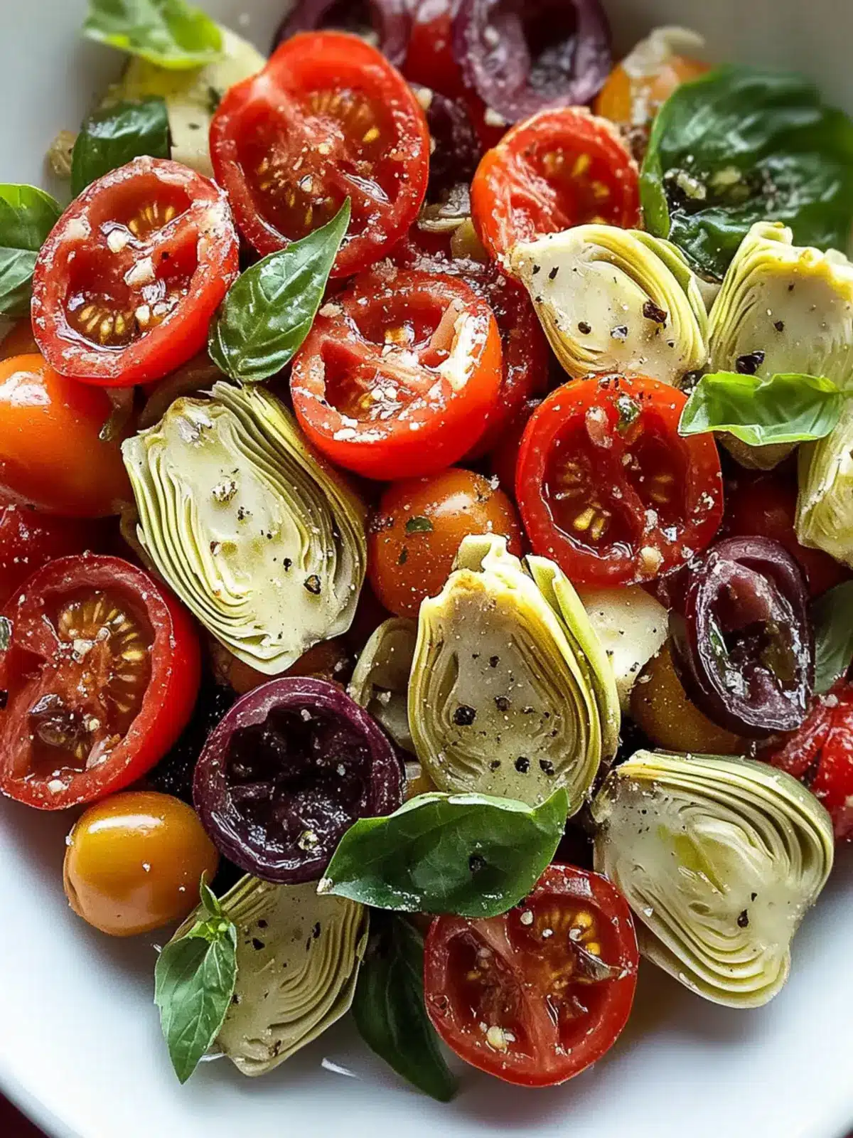 Tuscan Artichoke Tomato Salad: A Flavorful Summer Stunner 2 Tuscan Artichoke Tomato Salad