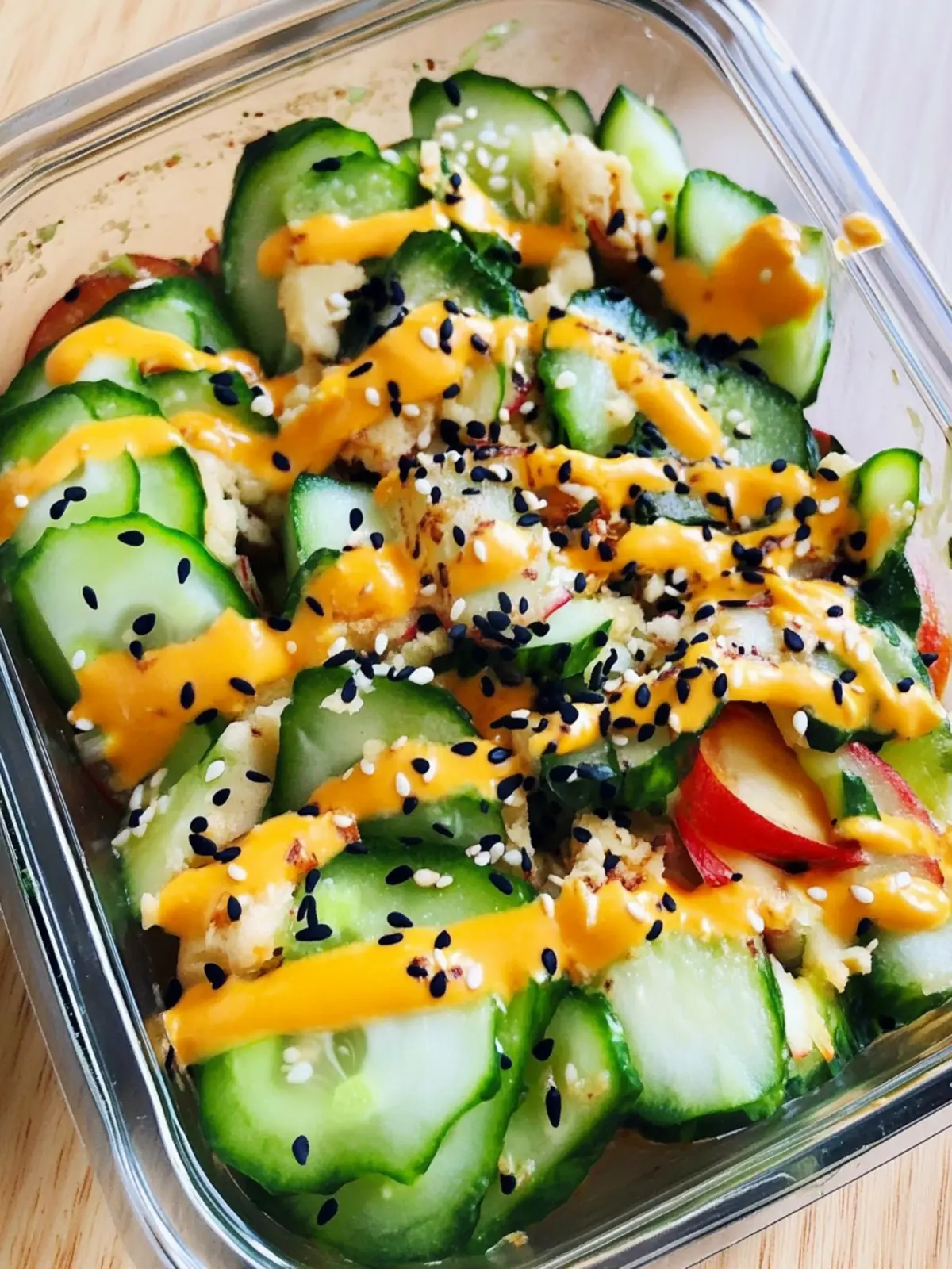 California Roll Cucumber Salad: Easy, Healthy, and Refreshing 3 California Roll Cucumber Salad