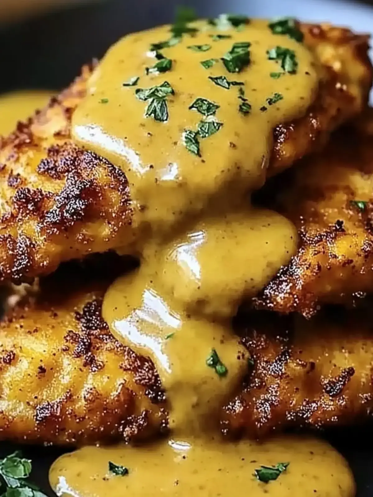 Crispy Pretzel Chicken with Mustard-Cheddar Sauce Magic 5 Pretzel Chicken with Mustard-Cheddar Sauce