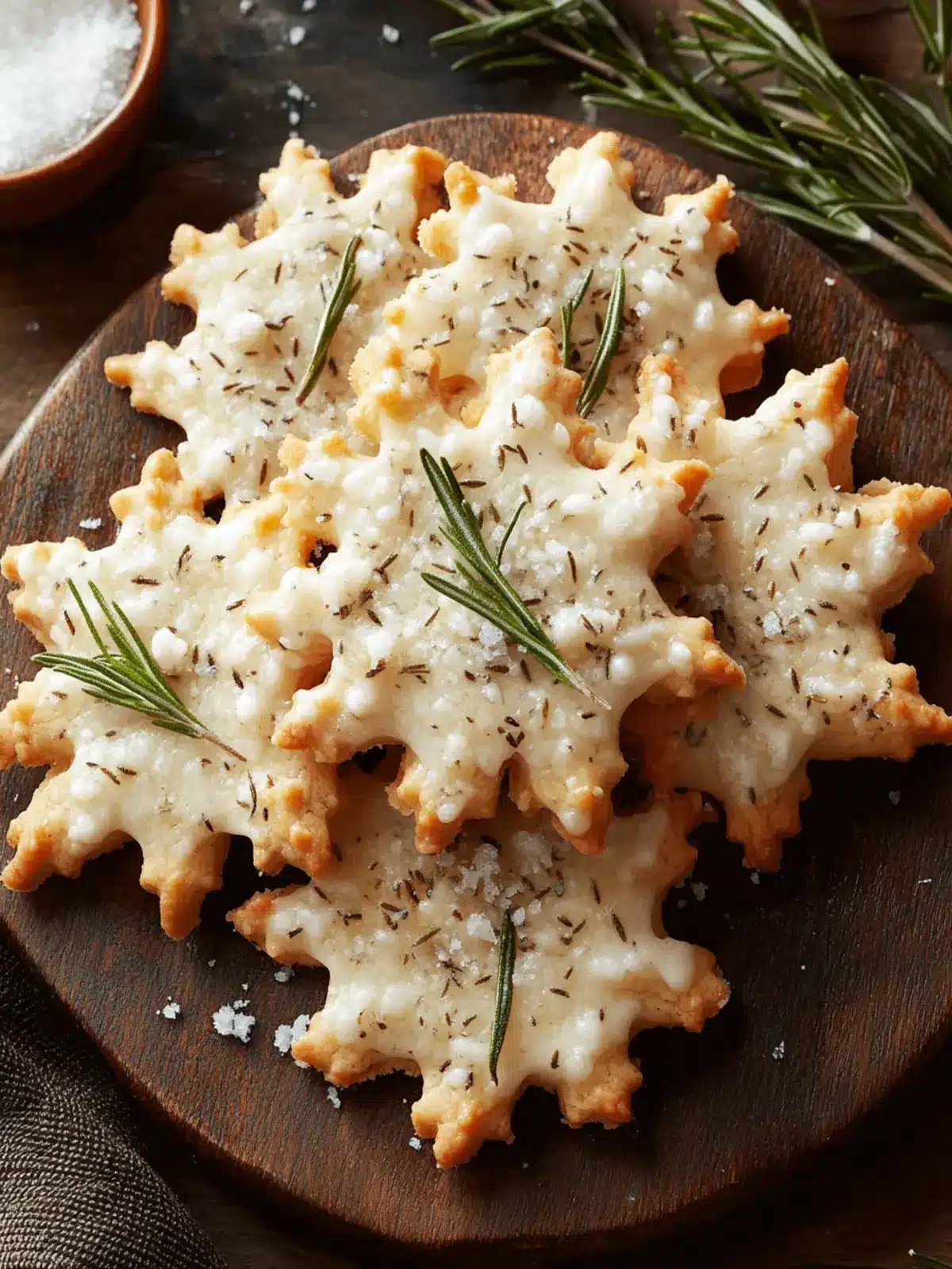 Savory Rosemary-Parmesan Snowflake Cookies for Festive Gatherings 5 Savory Rosemary-Parmesan Snowflake Cookies