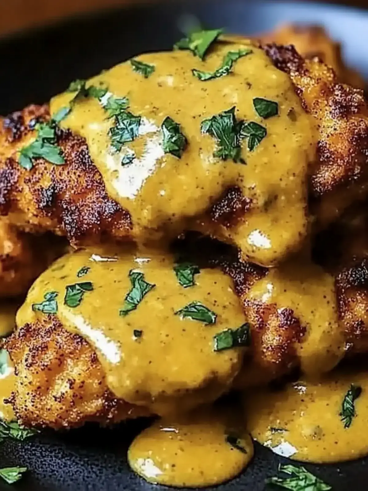 Crispy Pretzel Chicken with Mustard-Cheddar Sauce Delight 5 Pretzel Chicken with Mustard-Cheddar Sauce